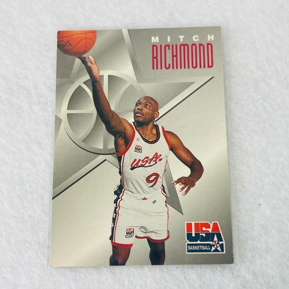 Mitch Richmond 1996 SkyBox USA Basketball Card #9 Texaco Olympic Team